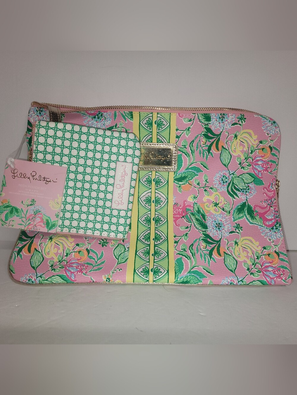 Lilly Pulitzer Tech Pouch Set New With Tags